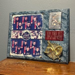 2000 Mets National League Champions Plaque
